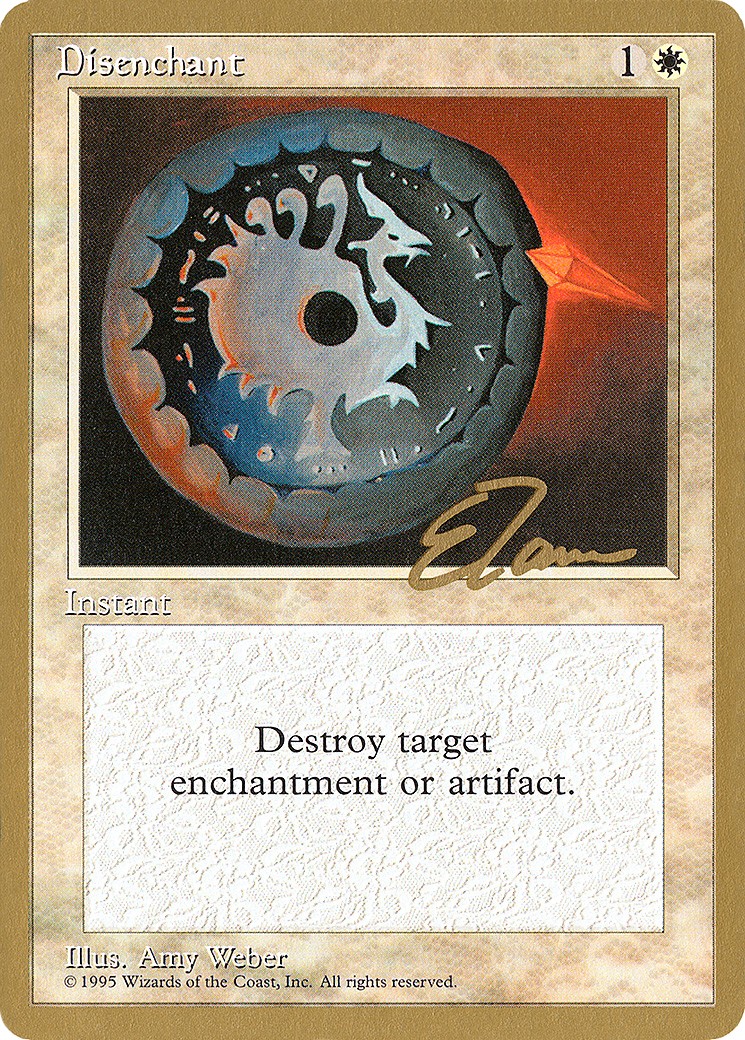 Disenchant - 1996 Eric Tam (4ED) (WCD-) - Pro Tour Collector Set