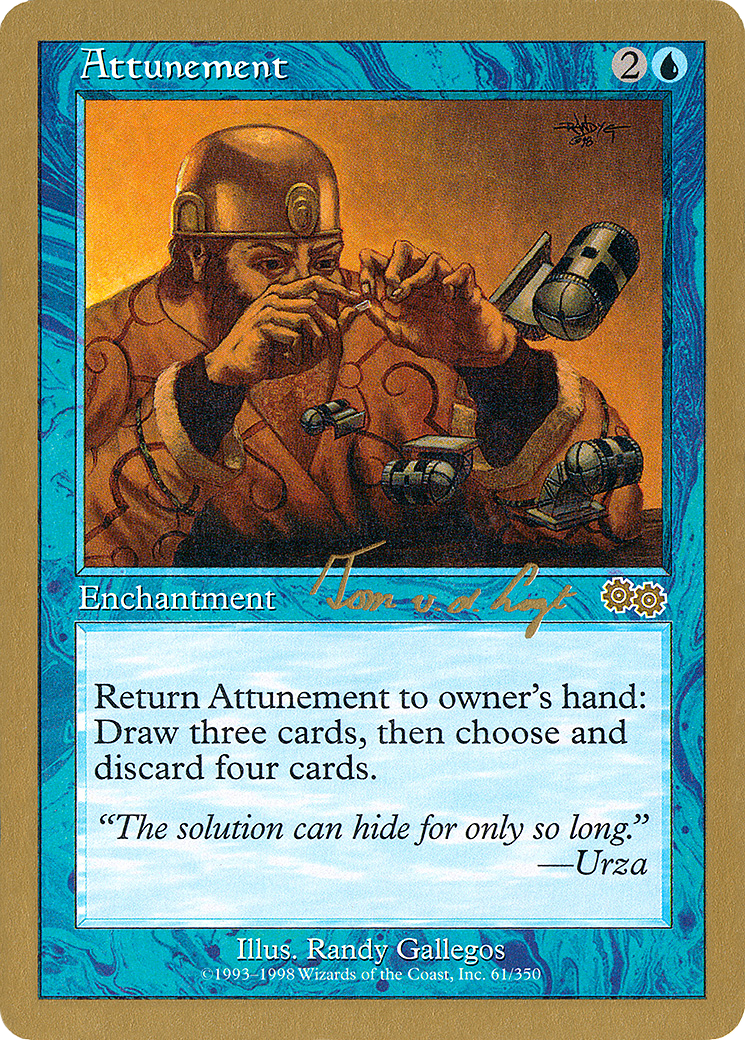 Attunement - 2000 Tom van de Logt (USG) (WCD-) - World Championship Decks 2000