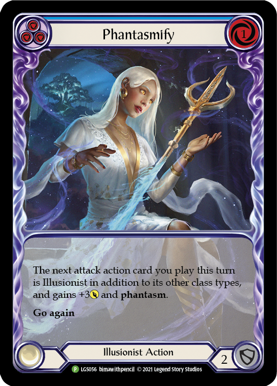 Phantasmify (Blue) [LGS056] (Promo)  Rainbow Foil | The CG Realm