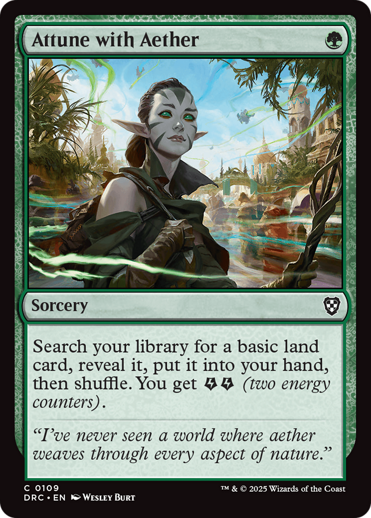 Attune with Aether [Aetherdrift Commander] | The CG Realm