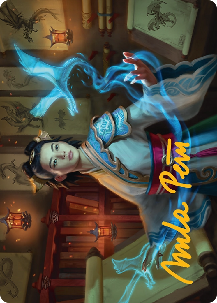 Dragonologist Art Card (6/54) [Tarkir: Dragonstorm Art Series] | The CG Realm