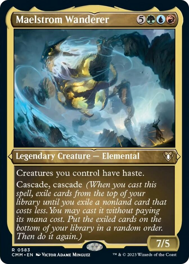 Maelstrom Wanderer (Foil Etched) [Commander Masters] | The CG Realm