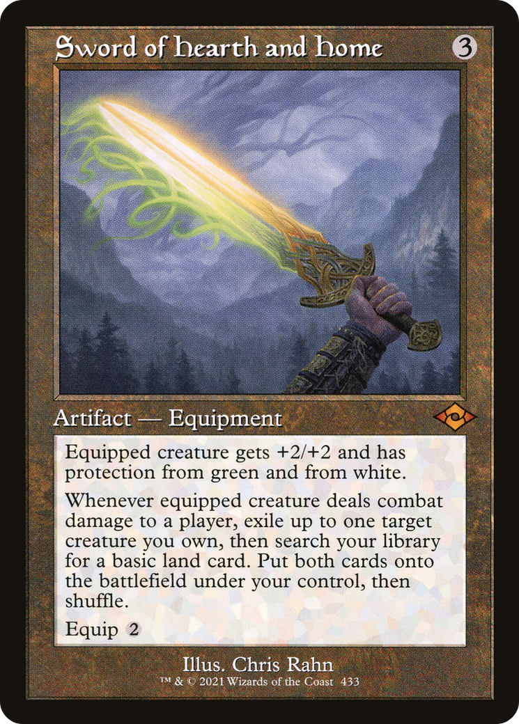 Sword of Hearth and Home (Retro Frame) (MH2-433) (ETCHED) - Modern Horizons 2 Foil