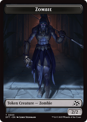 Zombie (0003) // Pilot Double-Sided Token [Aetherdrift Tokens] | The CG Realm