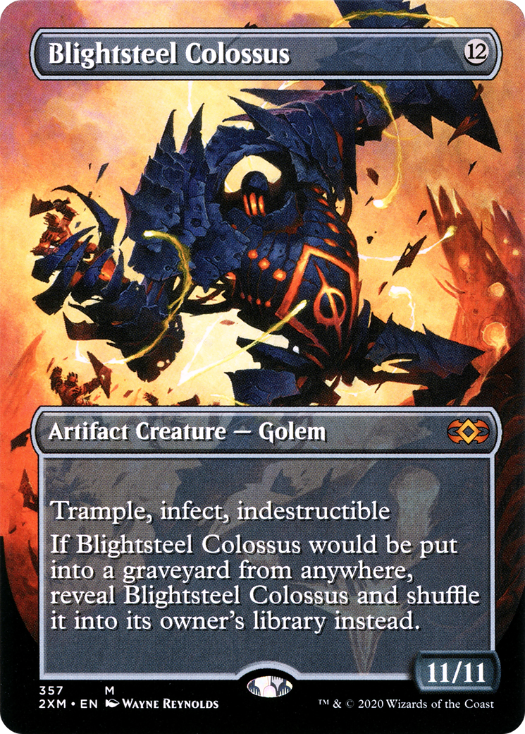 Blightsteel Colossus (Borderless) (2XM-357) - Double Masters