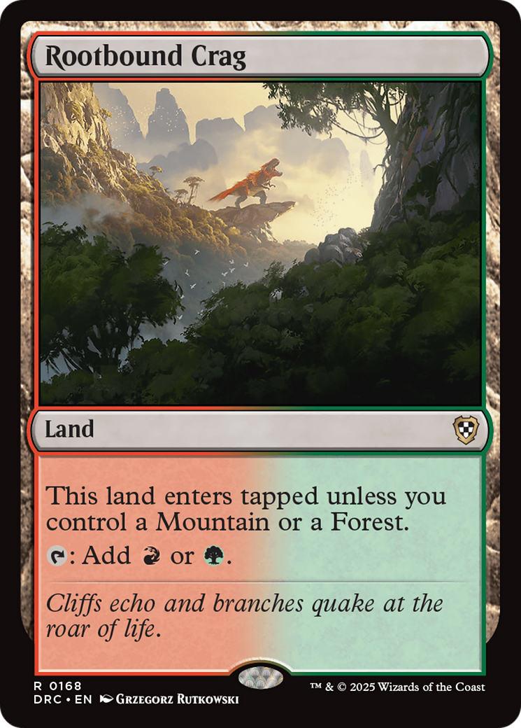 Rootbound Crag [Aetherdrift Commander] | The CG Realm