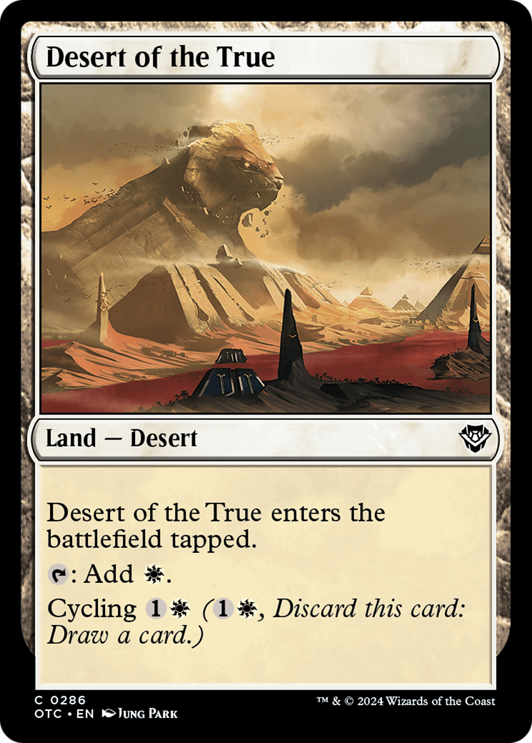 Desert of the True [Outlaws of Thunder Junction Commander] | The CG Realm