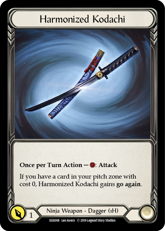 Dawnblade // Harmonized Kodachi [XXX007 // XXX008] (Promo) | The CG Realm