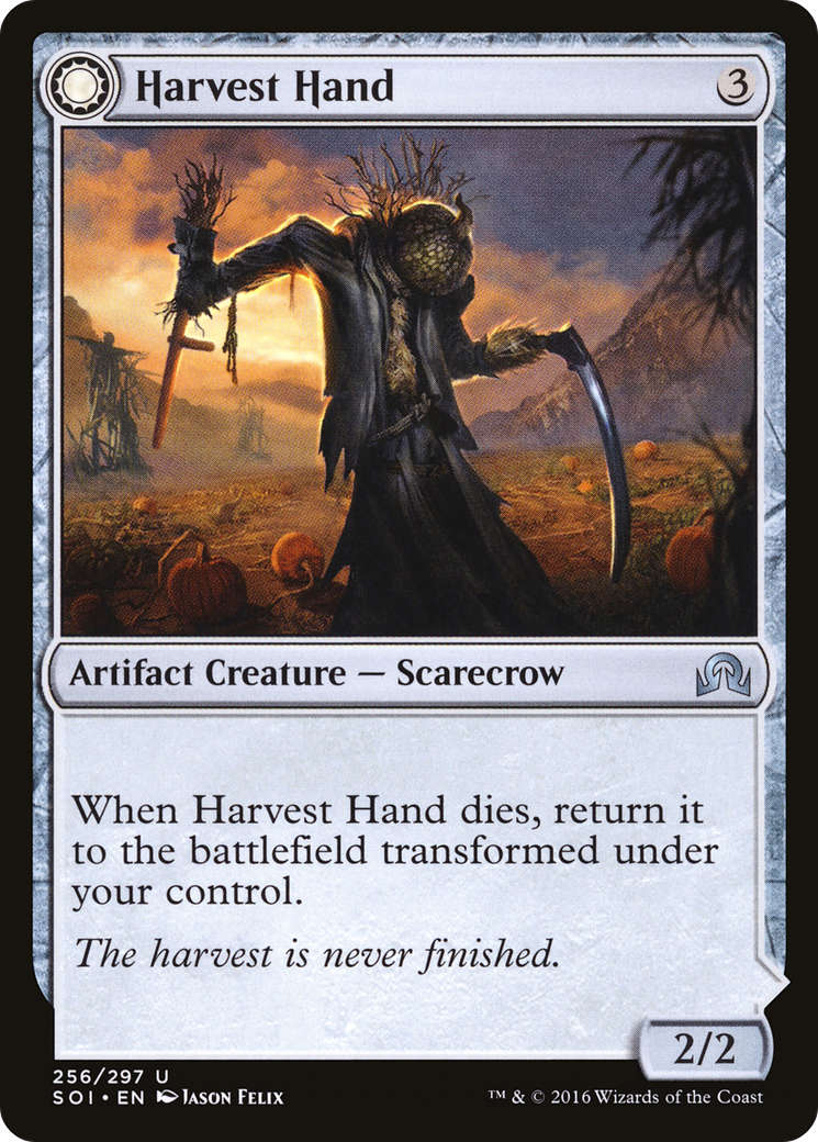Harvest Hand (SOI-256) - Shadows over Innistrad: (Double Faced Transform)