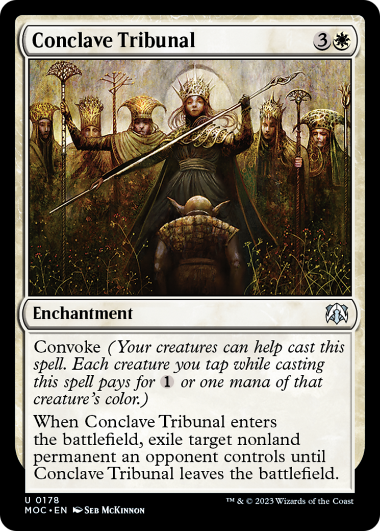 Conclave Tribunal [March of the Machine Commander] | The CG Realm