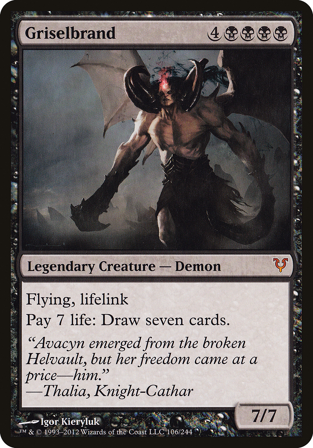 Griselbrand (Avacyn Restored) (OVER-106) - Open the Helvault