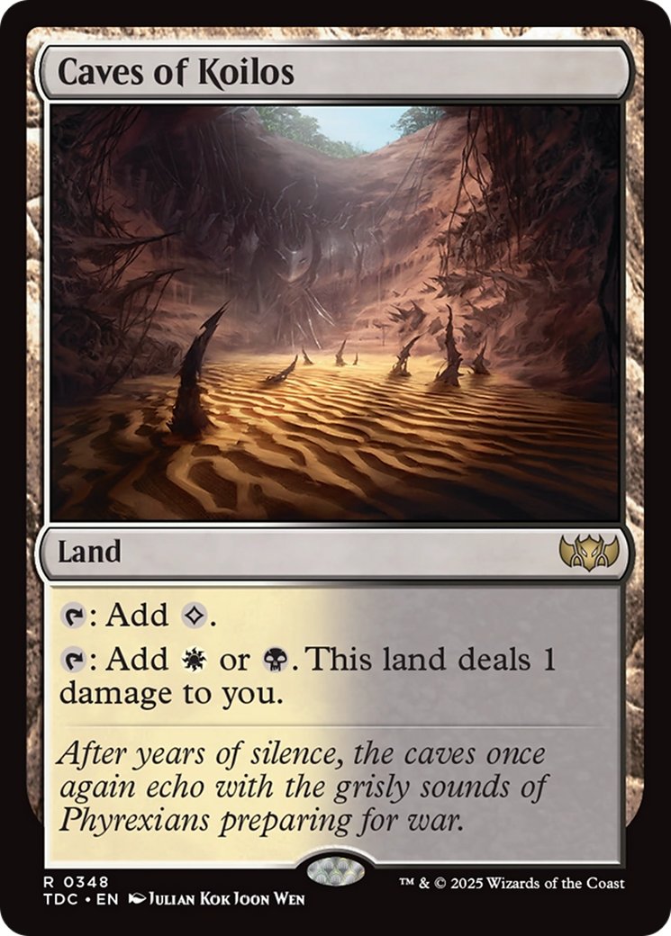 Caves of Koilos [Tarkir: Dragonstorm Commander] | The CG Realm