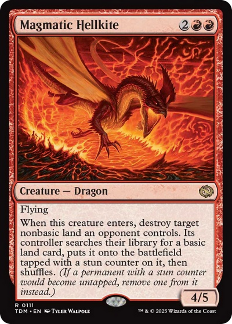 Magmatic Hellkite [Tarkir: Dragonstorm] | The CG Realm