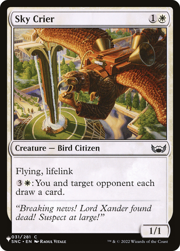 Sky Crier [The List] | The CG Realm
