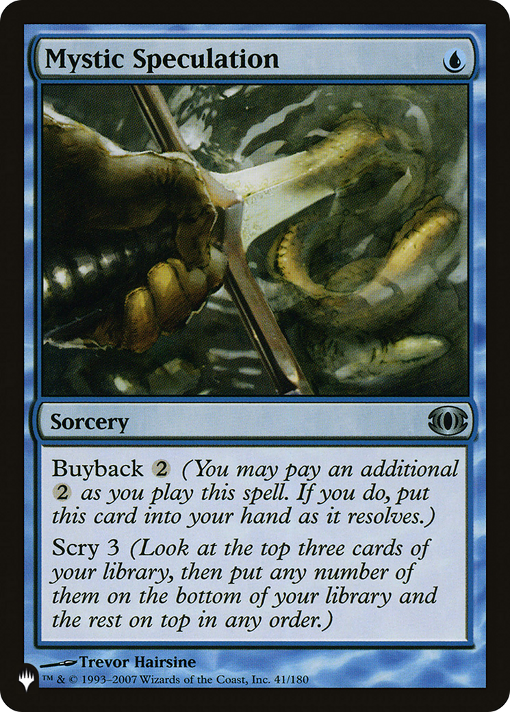 Mystic Speculation [The List] | The CG Realm