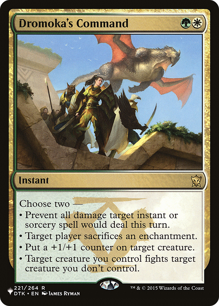 Dromoka's Command [The List] | The CG Realm