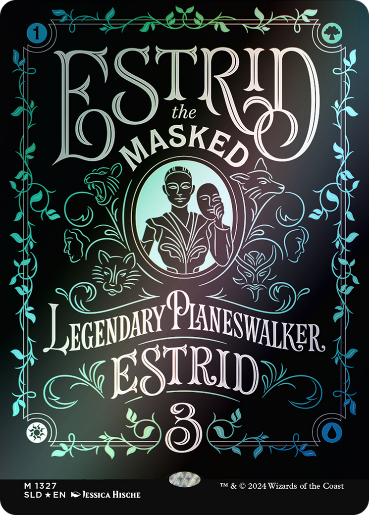 Estrid, the Masked (SLD-1327) - Secret Lair Drop (Borderless) Foil