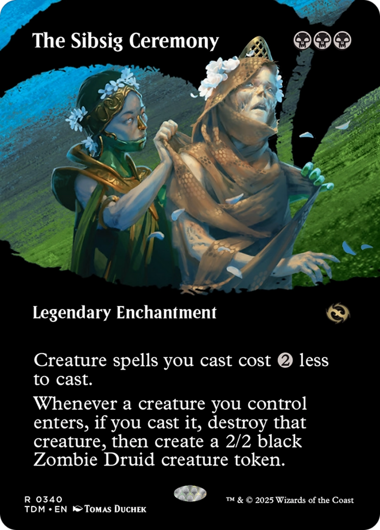 The Sibsig Ceremony (Borderless) [Tarkir: Dragonstorm] | The CG Realm