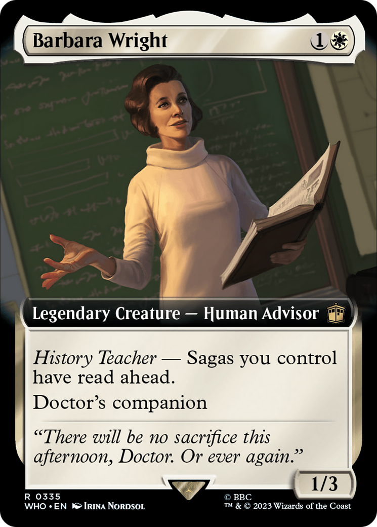Barbara Wright (Extended Art) [Doctor Who] | The CG Realm
