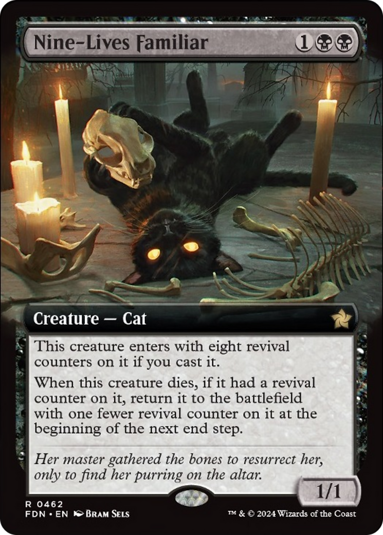 Nine-Lives Familiar (Extended Art) [Foundations] | The CG Realm
