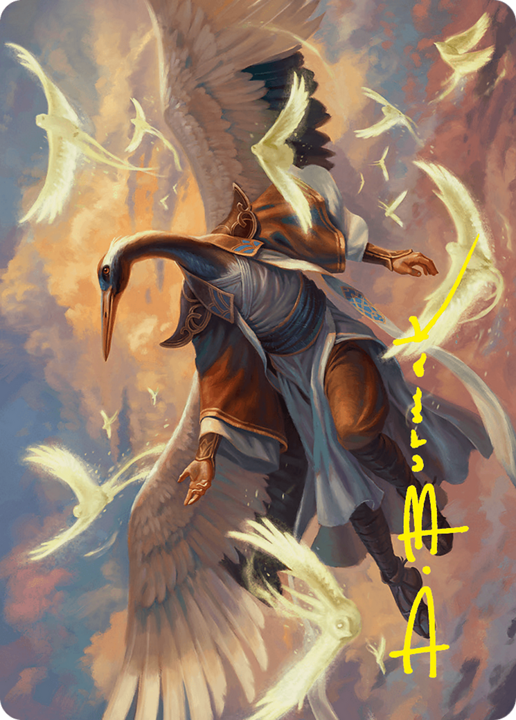 Kykar, Zephyr Awakener Art Card (16/54) (Gold-Stamped Signature) [Foundations Art Series] | The CG Realm