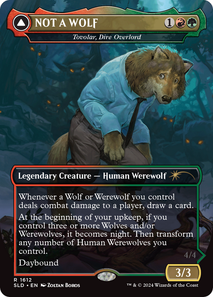 NOT A WOLF - Tovolar, Dire Overlord [Secret Lair Drop Series] | The CG Realm