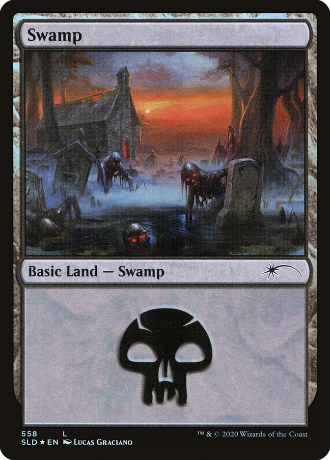 Swamp (Reanimated) (558) [Secret Lair Drop Promos] | The CG Realm