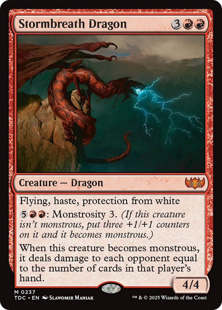 Stormbreath Dragon [Tarkir: Dragonstorm Commander] | The CG Realm