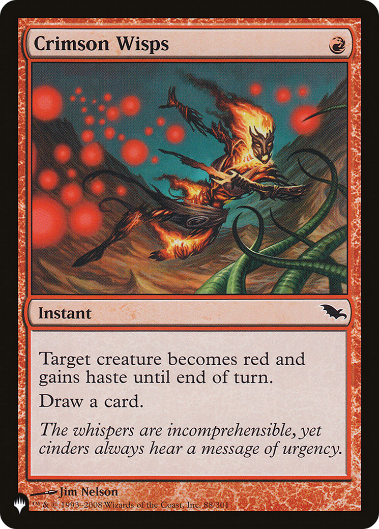 Crimson Wisps (SHM) (LIST-88/301) - The List