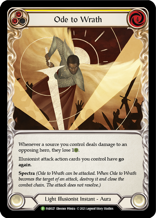 Ode to Wrath [FAB027] (Promo)  Cold Foil | The CG Realm