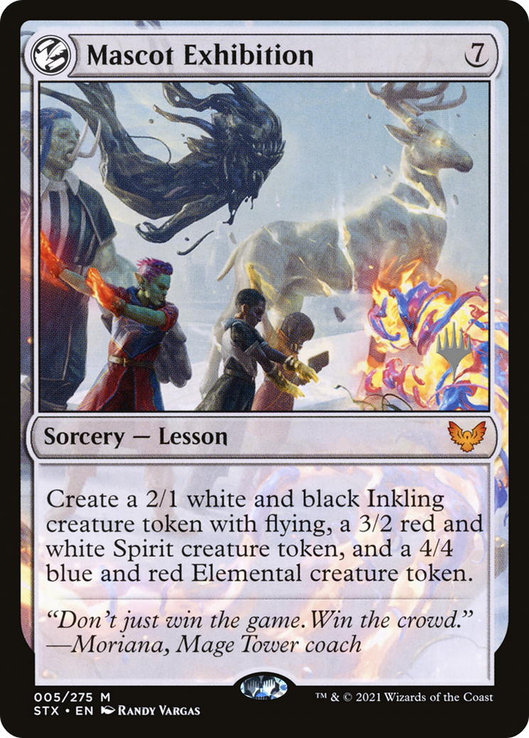 Mascot Exhibition (PPSTX-005) - Strixhaven: School of Mages Promos: (lesson)
