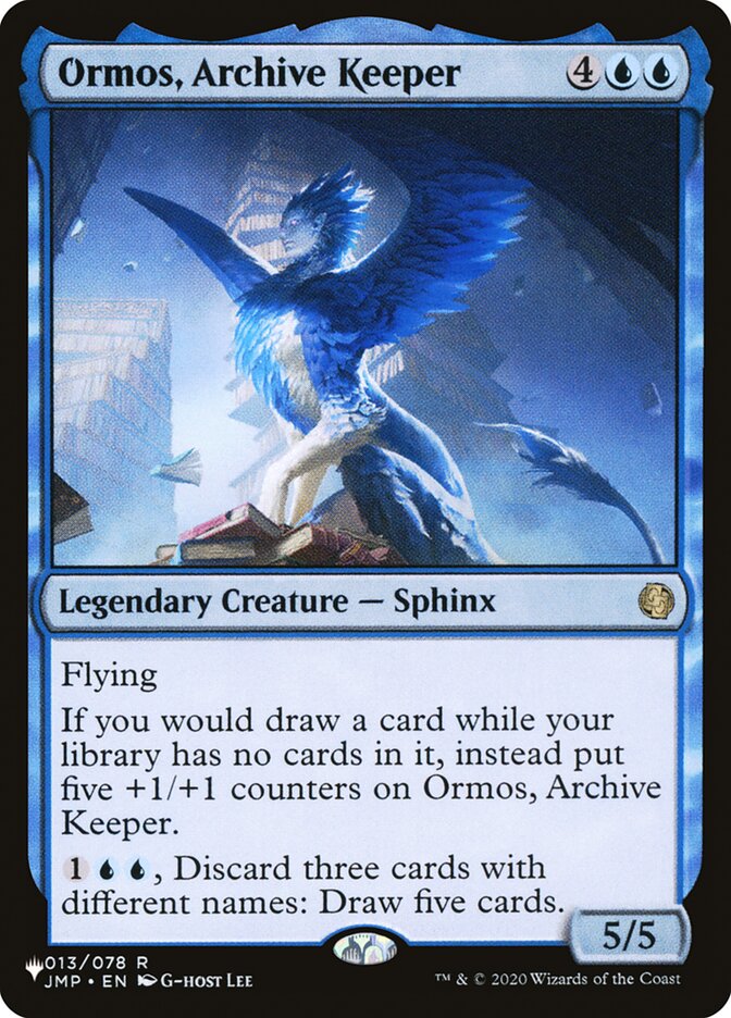 Ormos, Archive Keeper [The List] | The CG Realm