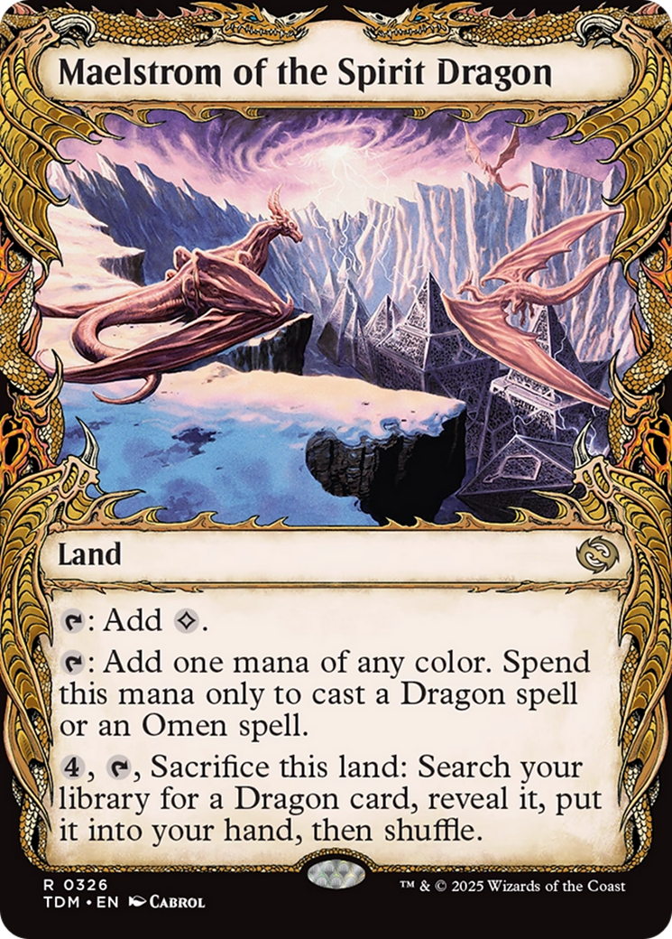 Maelstrom of the Spirit Dragon (Showcase) [Tarkir: Dragonstorm] | The CG Realm