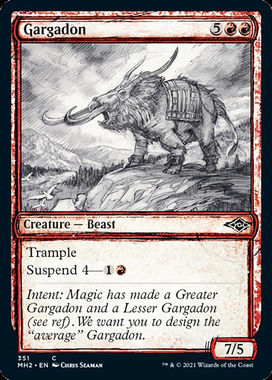 Gargadon (MH2-351) - Modern Horizons 2: (Showcase)