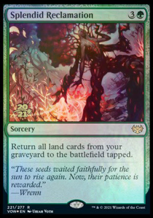 Splendid Reclamation [Innistrad: Crimson Vow Prerelease Promos] | The CG Realm