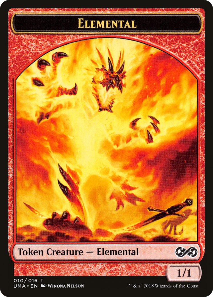 Elemental Token (010) (UMA-010) - Ultimate Masters Tokens