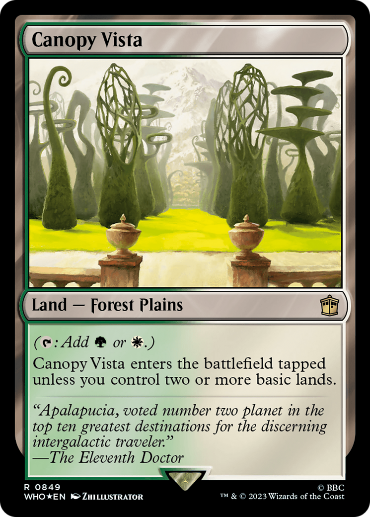 Canopy Vista (Surge Foil) [Doctor Who] | The CG Realm