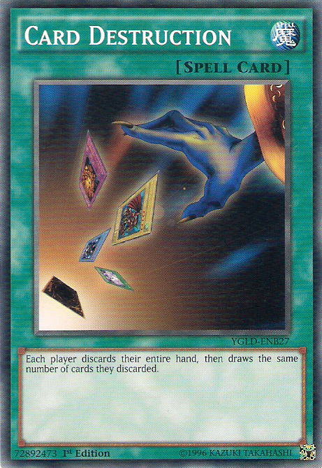 Card Destruction [YGLD-ENB27] Common | The CG Realm