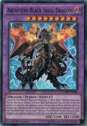 Archfiend Black Skull Dragon (CORE-EN048) - Clash of Rebellions Unlimited