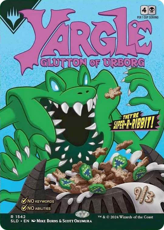 Yargle, Glutton of Urborg (SLD-1542) - Secret Lair Drop (Borderless)
