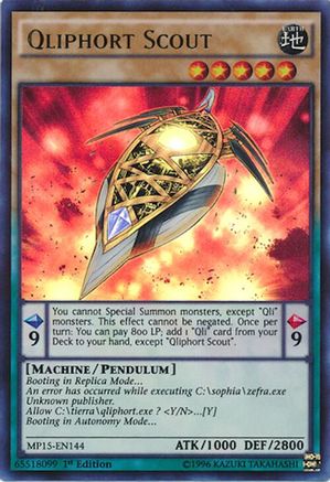 Qliphort Scout (MP15-EN144) - 2015 Mega-Tins Mega Pack 1st Edition