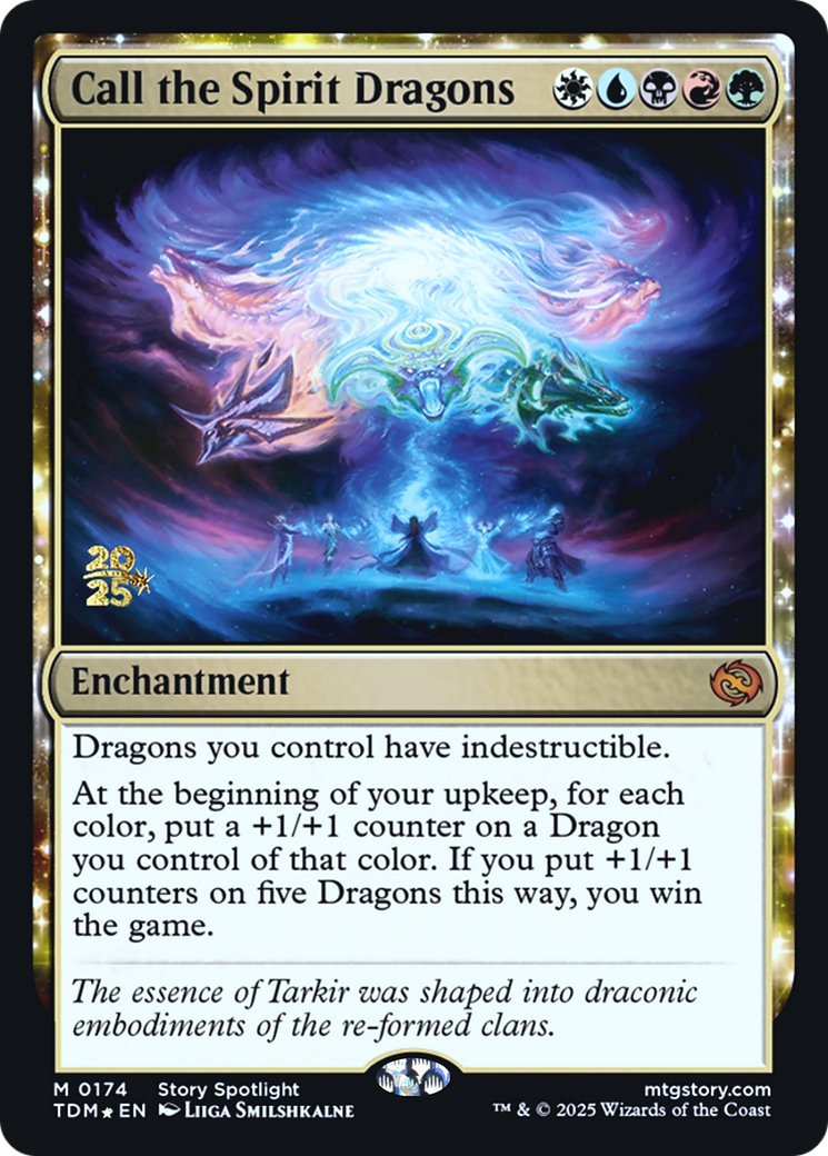 Call the Spirit Dragons (PRE-174) - Prerelease Cards Foil