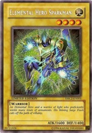 Elemental HERO Sparkman (EHC2-EN001) - Elemental Hero Collection 2 Limited