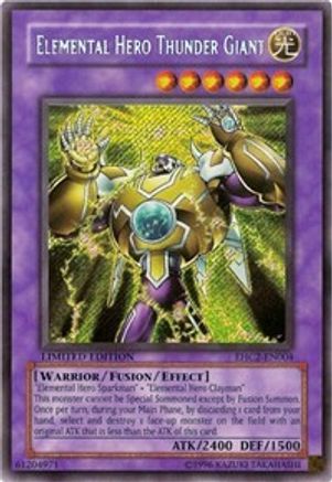 Elemental HERO Thunder Giant (EHC2-EN004) - Elemental Hero Collection 2 Limited