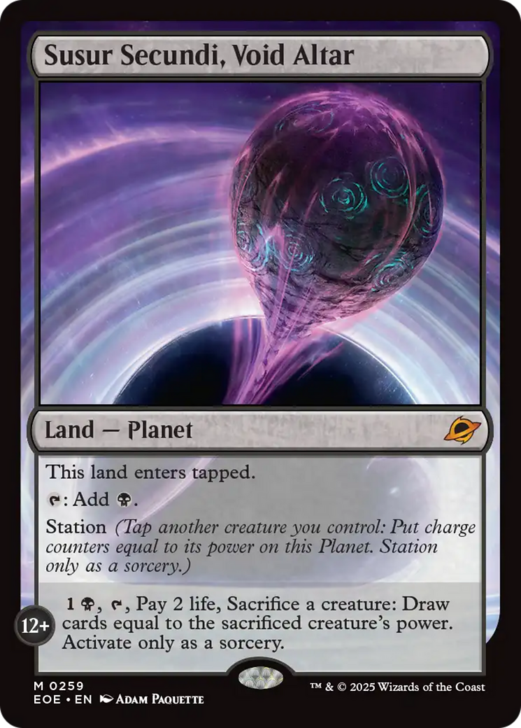 Susur Secundi, Void Altar [Edge of Eternities] | The CG Realm