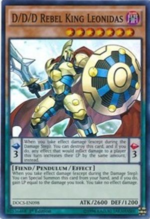 D/D/D Rebel King Leonidas (DOCS-EN098) - Dimension of Chaos Unlimited