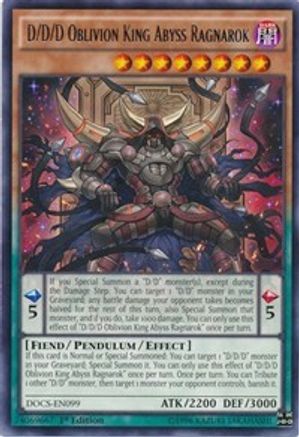 D/D/D Oblivion King Abyss Ragnarok (DOCS-EN099) - Dimension of Chaos Unlimited