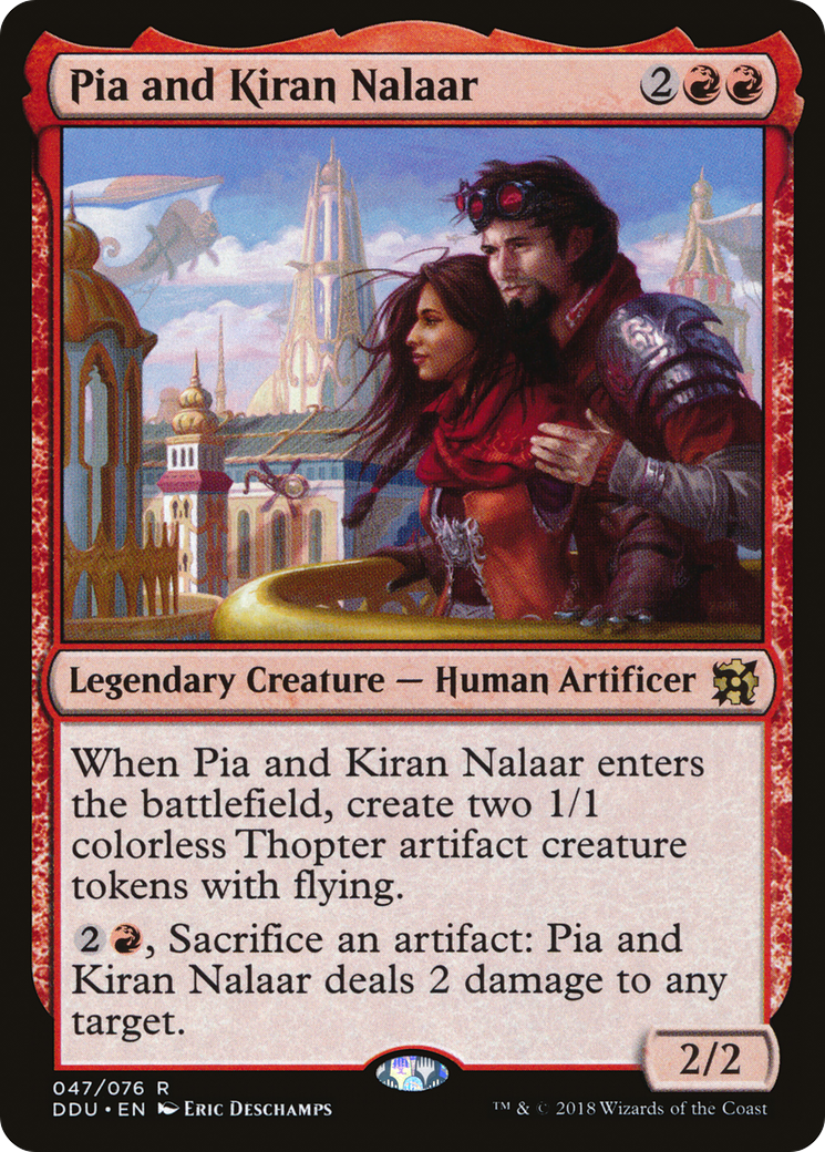 Pia and Kiran Nalaar (DDU-047) - Duel Decks: Elves vs. Inventors