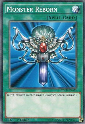Monster Reborn (A) (YGLD-ENA23) - King of Games: Yugi's Legendary Decks Unlimited