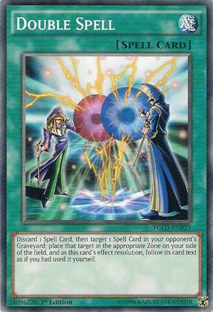 Double Spell (YGLD-ENB23) - King of Games: Yugi's Legendary Decks Unlimited